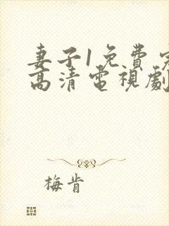 妻子1免费完整高清电视剧在线