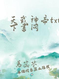 天武神帝txt下书网