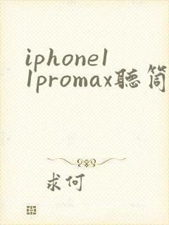 iphone11promax听筒有破音