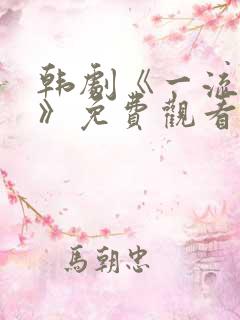 韩剧《一流黑手》免费观看