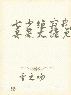 七少绝宠我家小妻是大佬免费阅读