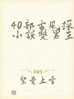 40部古风探案小说双男主