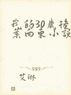 我的30岁后妈叶向东小说阅读