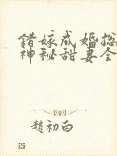 错嫁成婚总裁的神秘甜妻全文免费