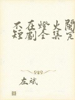 不在灯火阑珊处短剧全集完整版