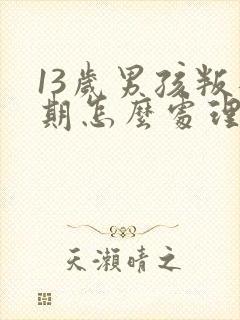 13岁男孩叛逆期怎么处理