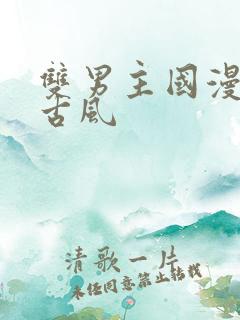 双男主国漫推荐古风