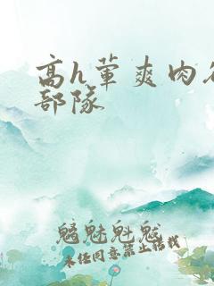 高h荤爽肉欲文部队