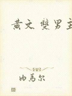 黄文 双男主