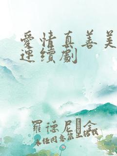 爱情真善美40连续剧