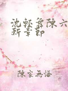 沈轻舞陈六何最新章节