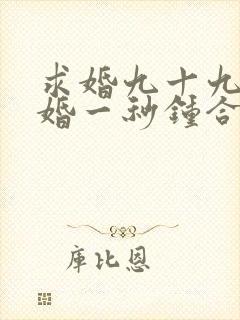 求婚九十九次离婚一秒钟合集