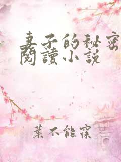 妻子的秘密全文阅读小说