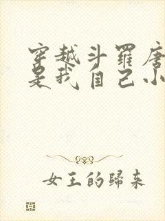 穿越斗罗唐三竟是我自己小说