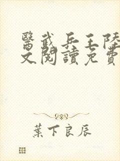 医武兵王陆轩全文阅读免费