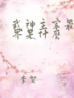 武神主宰最高境界是什么