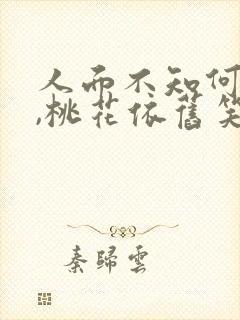 人面不知何处去,桃花依旧笑春风的含义