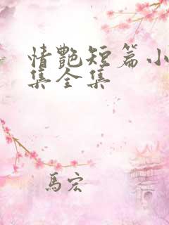 情艳短篇小说合集全集
