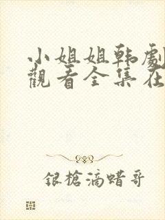 小姐姐韩剧免费观看全集在线高清