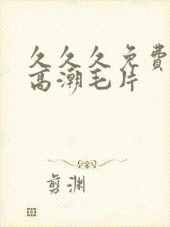 久久久免费少妇高潮毛片