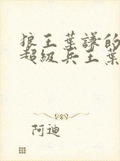 狼王叶谦的小说超级兵王叶谦