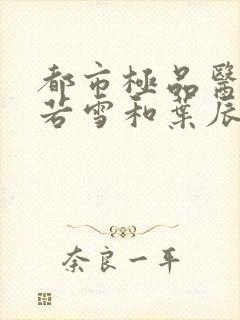 都市极品医神夏若雪和叶辰孙怡