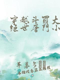 穿越斗罗大陆2绝世唐门小说