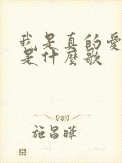 我是真的爱着你是什么歌