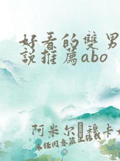好看的双男主小说推荐abo