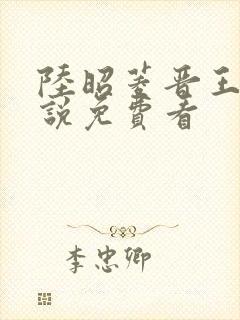 陆昭菱晋王的小说免费看