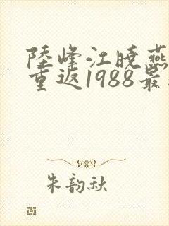 陆峰江晓燕全本重返1988最新章节