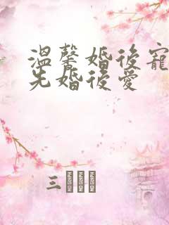 温馨婚后宠文 先婚后爱