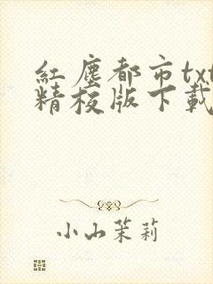 红尘都市txt精校版下载最新章节
