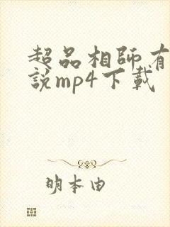 超品相师有声小说mp4下载