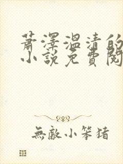 萧泽温清的最新小说免费阅读无弹窗