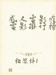 感人电影催泪的电影排行榜前十名