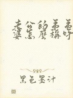 老公的弟弟的老婆怎么称呼