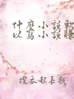 什么小说软件可以写小说赚钱