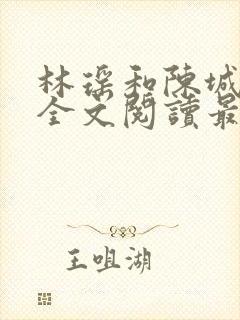 林瑶和陈城小说全文阅读最新章节