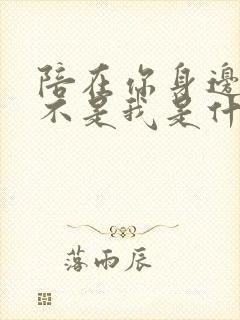 陪在你身边的人不是我是什么歌