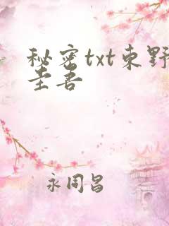 秘密txt东野圭吾