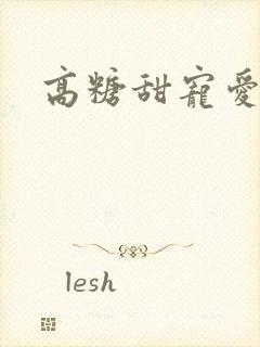 高糖甜宠爱情剧