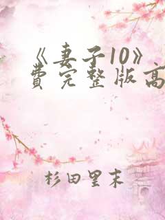 《妻子10》免费完整版高清韩剧