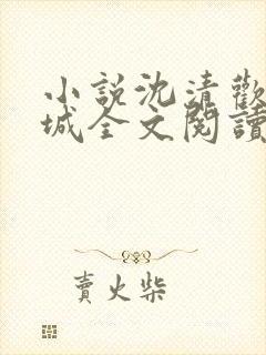 小说沈清欢傅明城全文阅读