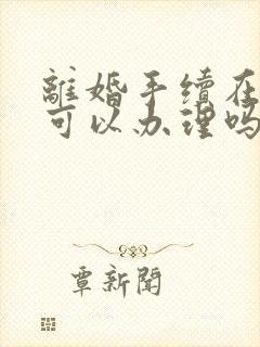 离婚手续在网上可以办理吗