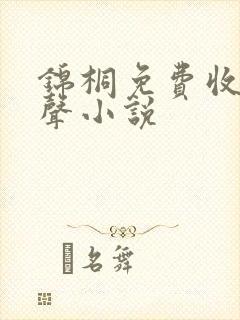 锦桐免费收听有声小说