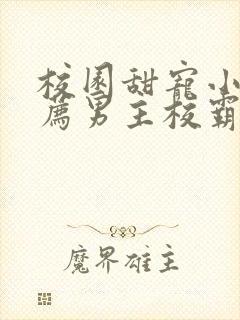 校园甜宠小说推荐男主校霸