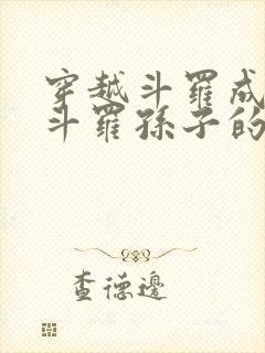 穿越斗罗成为剑斗罗孙子的小说 小说