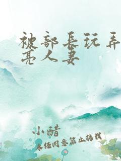 被部长玩弄的漂亮人妻