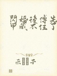 闪婚后傅先生马甲藏不住了10